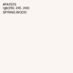 #FAF5F3 - Spring Wood Color Image